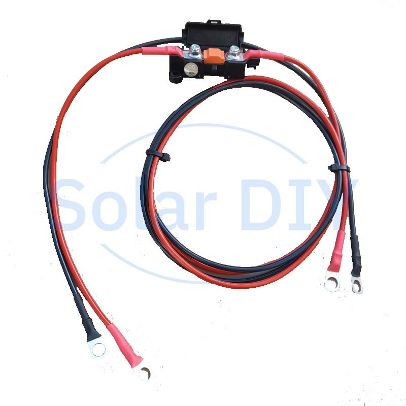 1.5m 6mm² 40A Fused Cable Harness Ring Terminals