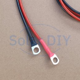 1.5m 6mm² 40A Fused Cable Harness Ring Terminals