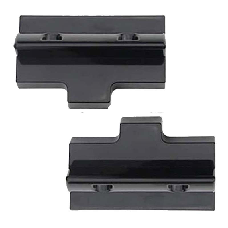 ABS 2 Piece Side Mounts Black