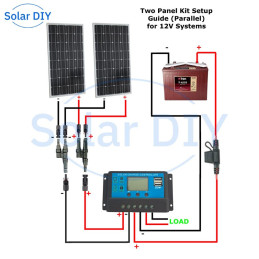 Parallel Setup 2 into 1 MC4 Connectors