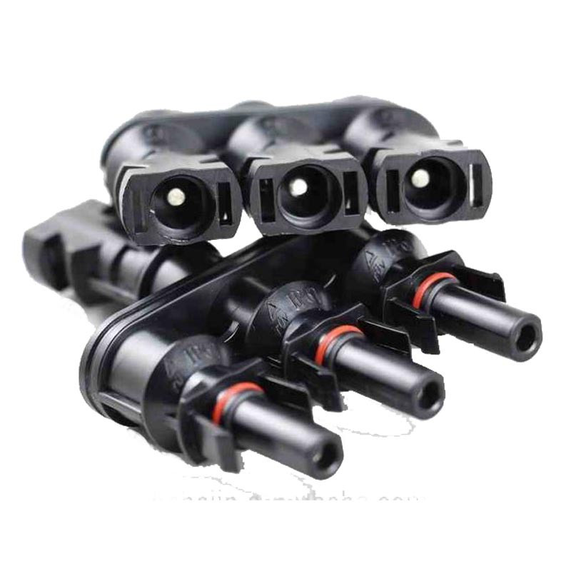 Dual MC4 Branch Connectors 3 into 1