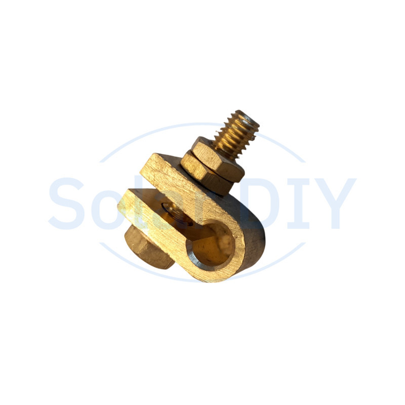 Earth Rod to Lug Clamp 3/8th 8mm Stud Side
