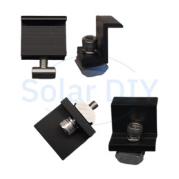 Black End Clamps x 4
