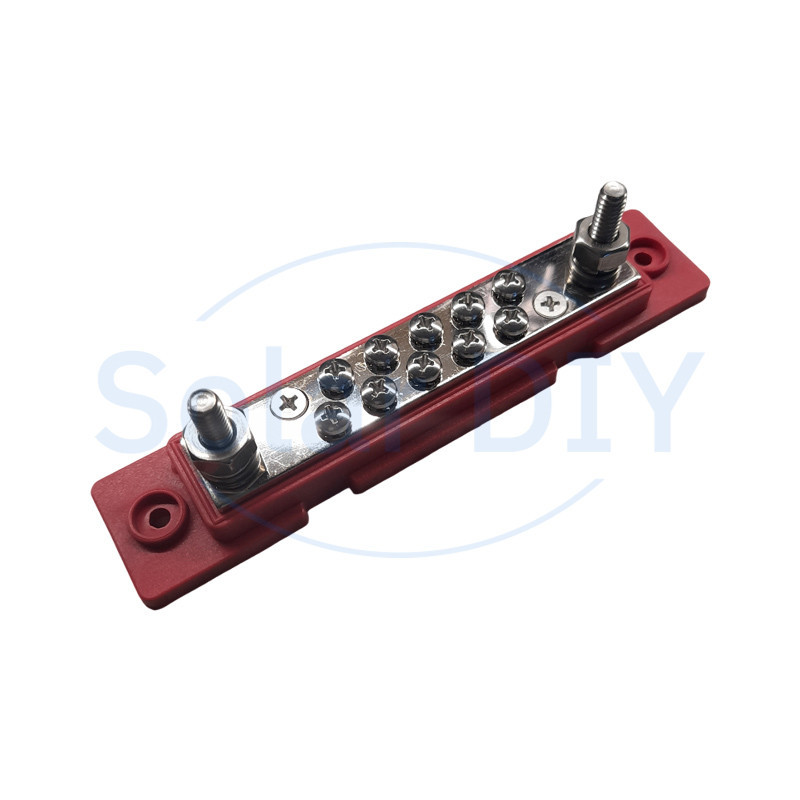 10 Point Busbar Red 150A M6
