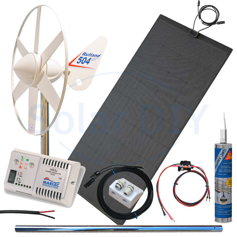 230W Marine Hybrid Kit Rutland 504 150W Semi-Flexible (Front Exit)