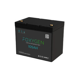 FOXYGEN - 105Ah Lithium Battery with Bluetooth & Heating