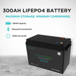 FOXYGEN - 300Ah Lithium Battery with Bluetooth & Heating Details