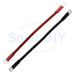 25mm² Red & Black Pair of Battery Link Leads