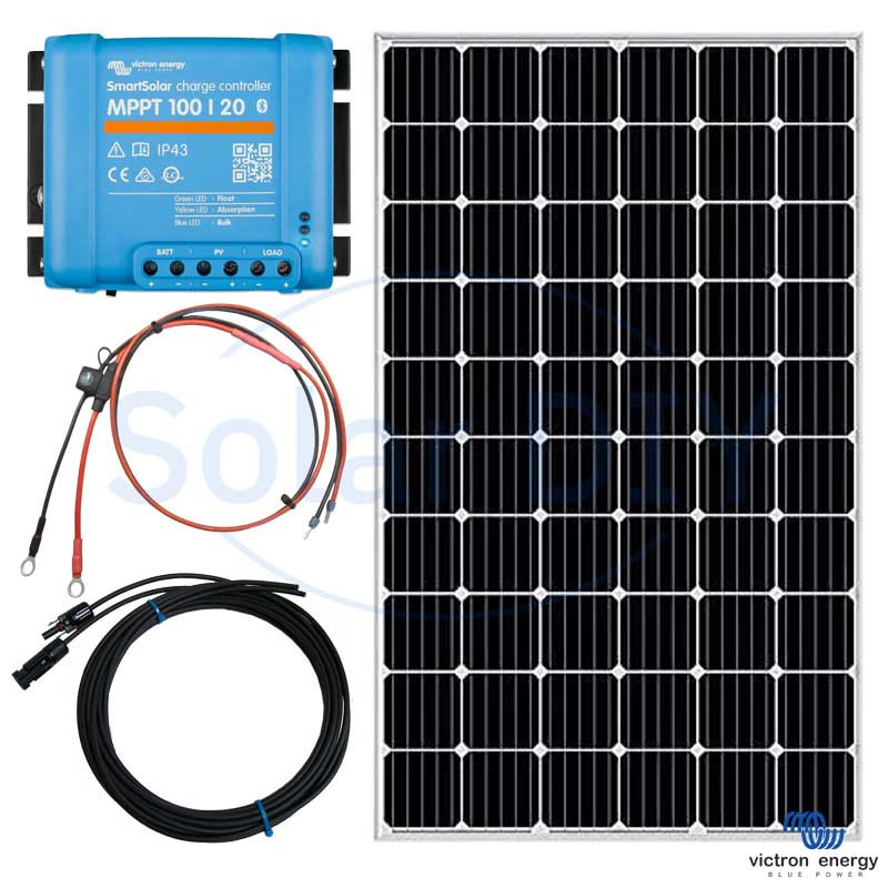 235W Victron Solar Kit with MPPT Controller & Cables
