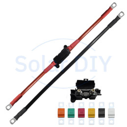 16mm² Fused Inverter Busbar Cables with Midi Fuse