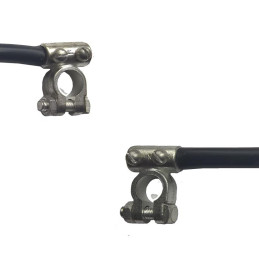 345A Red Battery Cable Positive to Negative Terminals