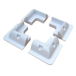 ABS Corner Mounts White