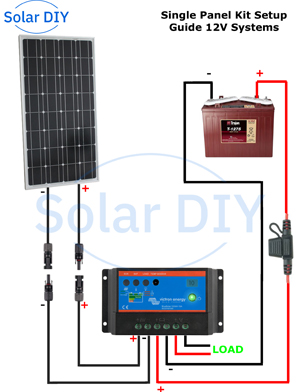 Single Solar Panel Connections